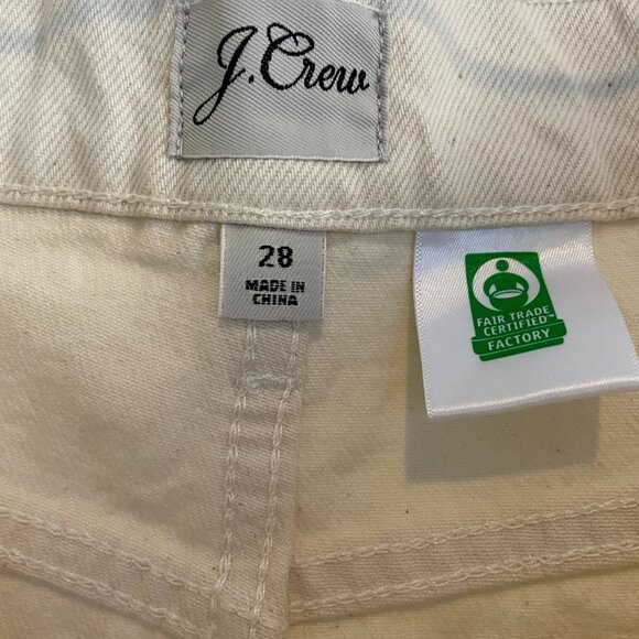 J. Crew High-rise '90s classic straight carpenter jean in natural | Size 28 - Picture 4 of 4